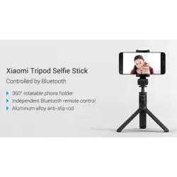 Trípodes y soportesOriginal Xiaomi Handheld Mini Tripod plegable 2 en 1 Monopod Selfie Stick Bluetooth Wireless
