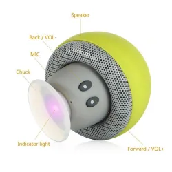 Mini sieni - langaton Bluetooth kaiutin - vesitiivis