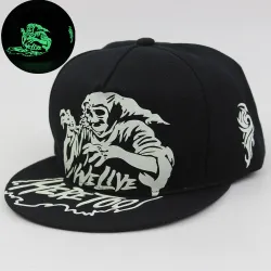 Fluorescerande glöd i den mörka baseball Cap Unisex
