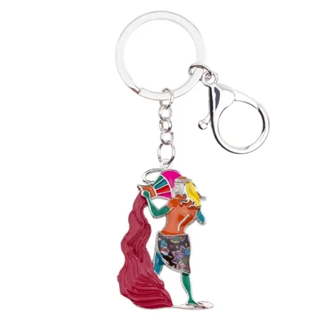 Aquarius Zodiac Sign Keychain Keyring