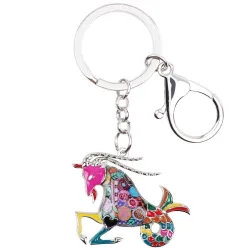 Pääosissa Zodiac Sign Keychain Key