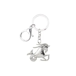 Capricorne Zodiac Sign Keychain Keyring