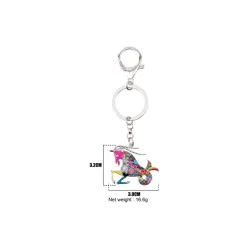Pääosissa Zodiac Sign Keychain Key
