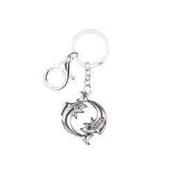 Pisces Zodiac Sign Keychain Keyring