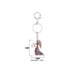 llaveroLibra Zodiac Sign Keychain Teclado