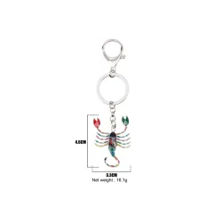 Scorpio Zodiac Kirjoittaja Keychain Key