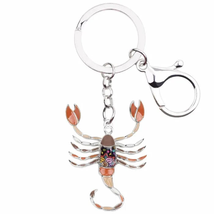 Scorpio Zodiac Kirjoittaja Keychain Key