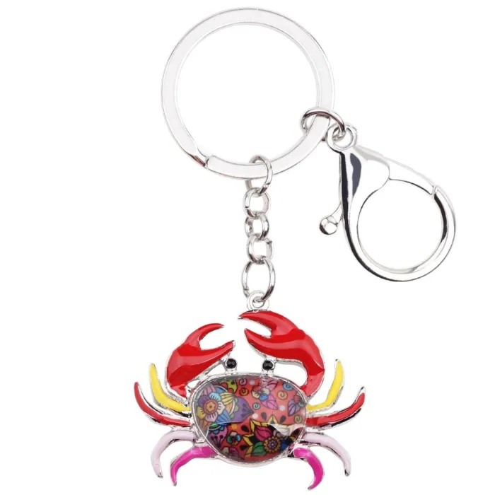 Syöpä Zodiac Kirjoittaja Keychain Key