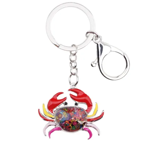 Syöpä Zodiac Kirjoittaja Keychain Key