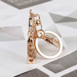 llaveroBolso de cristal de Rhinestone - llavero