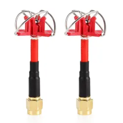 TX RX RC Drone RHCP 3dBi 60mm Kort FPV 4-blad Clover Antenna SMA / RP-SMA