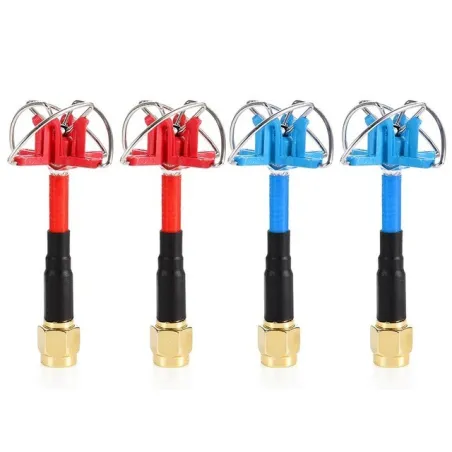 TX RX RC Drone RHCP 3dBi 60mm Kort FPV 4-blad Clover Antenna SMA / RP-SMA