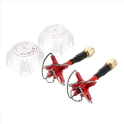 TX RX RC Drone RHCP 3dBi 60mm Kort FPV 4-blad Clover Antenna SMA / RP-SMA
