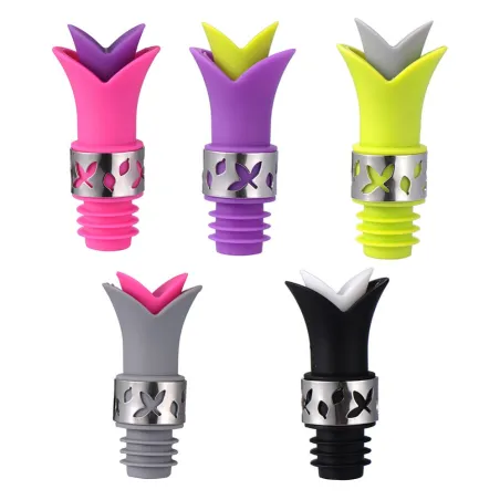 Kestävä viinipullo stoppers Silicone Food Grade