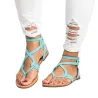 Platte gladiator dames sandalenSandalen