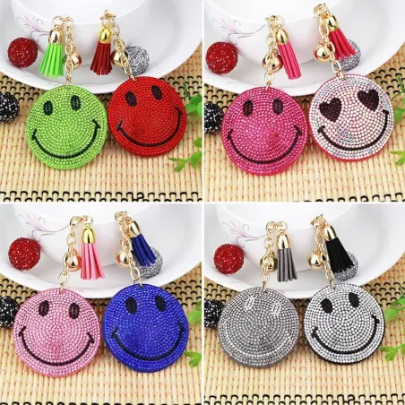 Porte-clés Emoji Expression Crystal