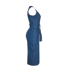 Abito Jeans midi - con cerniera