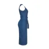Jeans midi mekko - zipper