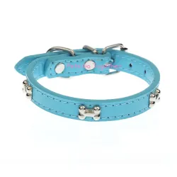 Collares & Correas5 Colores Piel de PU resistente para perros de mascotas