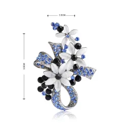Vintage Turkish Flower Bowknot Brooche