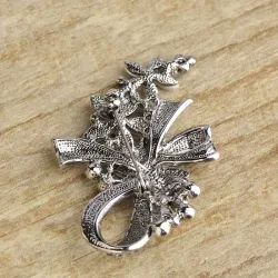 Vintage Turkish Flower Bowknot Brooche