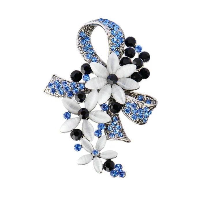 Vintage turkiska blomman Bowknot Brooche