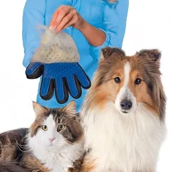 CuidadoLimpieza de perros / cepillo de masaje - guante depilación