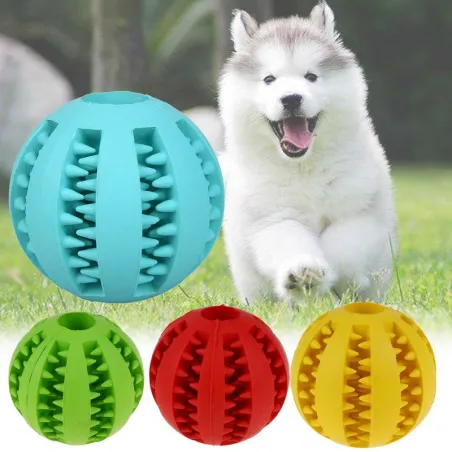 Elasticity rubber teeth cleaning balls 5cm - 7cm
