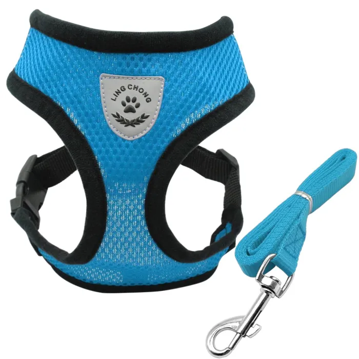 Puppy & cane traspirante nylon mesh set di guinzaglio