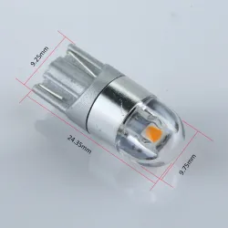 T10 W5W 3030 LED Bulb Car Signal Lamp 2 pc