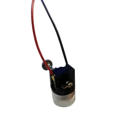 Vintage - retro Edison lampa - E27 bulb socket - aluminium