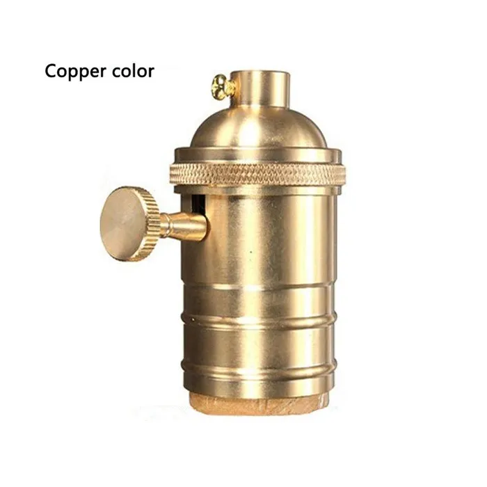 Accesorios de iluminaciónVintage - retro Edison lamp - E27 bulb socket - aluminio