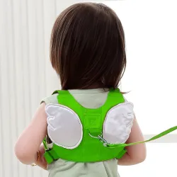 Anti-lost Child Harness Leash med ängelvingar