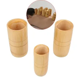 MasajeTradicional Chino Copas de Succión Acupuntura Anti Celulitis Masaje Conjunto 3pcs