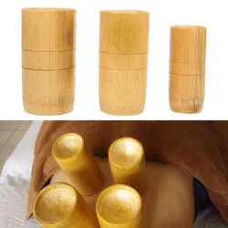 MasajeTradicional Chino Copas de Succión Acupuntura Anti Celulitis Masaje Conjunto 3pcs