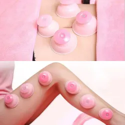 Silicone Cupping Vacuum Massage Suction Cups 6 pc