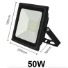 50W - 220V Led Flood Light lamppu IP 65 vedenpitävä