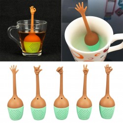 Zaparzacz do herbaty w kształcie gestów dłoni - sitko silikonoweZaparzacze Herbaty