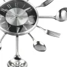 RelojesReloj de pared de metal de 18 pulgadas