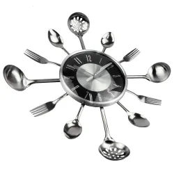 RelojesReloj de pared de metal de 18 pulgadas