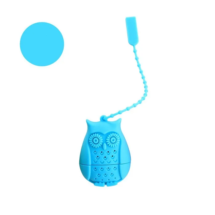Silicone owl tepåsar filter infuser