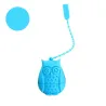 Silicone owl tea bags filter infuser