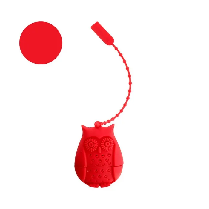 Silicone owl teepussit suodattaa infuser