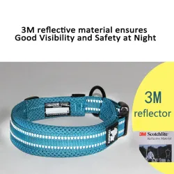 Collares & CorreasPerro mascota ajustable collar de nylon reflectante