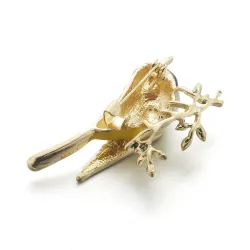 BrochesOriole bird rhinestone & esmalte brooch