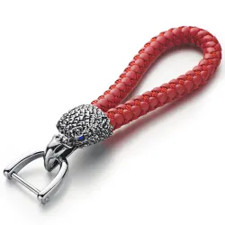 Porte-clés en cristal d'aigle