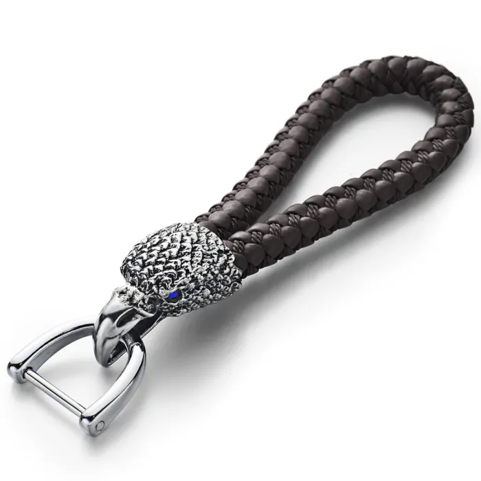 Porte-clés en cristal d'aigle
