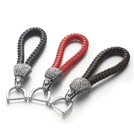 Porte-clés en cristal d'aigle