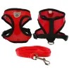 Welpen & Hund atmungsaktives Nylon-Netz Geschirr & Leinen Set