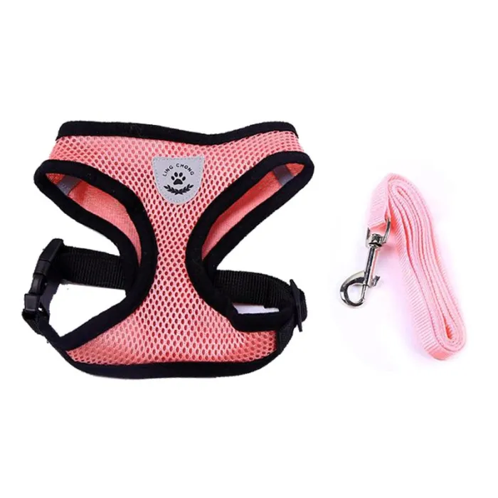 Puppy & cane traspirante nylon mesh set di guinzaglio